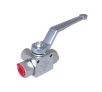 Válvula de bola hidráulica de alta presión de tres vías, rosca interna de goma Manual G1/4 G3/8, 1/4 "a 3/4"(G1 4)