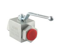 Válvula de bola hidráulica G1 Válvula de cierre manual de 2 vías de acero al carbono Resistencia a alta presión for un control de flujo eficiente
