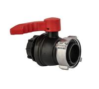 Válvula de bola IBC IG S75x6 con salida AG S60x6 Bradas 6355