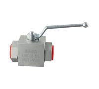 Válvula de bola manual de acero al carbono G1 Válvula de cierre hidráulica de 2 vías Resistencia a alta presión for sistemas hidráulicos