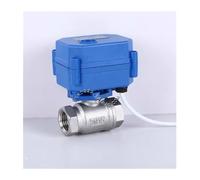 Válvula de bola motorizada bidireccional de acero inoxidable, bola for agua eléctrica DN15 DN20 DN25, DC5V DC12V DC24V AC220V, familia, empresa, producción(DN20,DC12V_CR02)