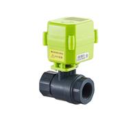 Válvula de bola motorizada con retroalimentación de señal IP65, válvula de bola de PVC con accionamiento, válvula de bola eléctrica, válvula de agua CA/CC 12 V, 24 V y 220 V(AC220-XY-02K)