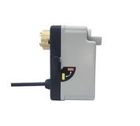 Válvula de bola motorizada de latón de 3 cables, actuador eléctrico de dos controles, AC220V, 3 vías/2 vías DN15 DN20 DN25 DN32 DN40 con interruptor manual (DN32,220V_2 vías)