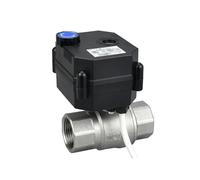 Válvula de bola motorizada DN15 DN20 DN25 DN32 con interruptor Manual DC12v DC24v DC9-36 válvulas de bola eléctricas impermeables de acero inoxidable, familia, empresa, producción(DN8,DC9V_CR01)