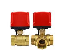 Válvula de bola motorizada DN40/50, 2/3 hilos, 2 vías/3 vías, rosca hembra, 1 unidad(DN50,3-WAY_DC12V_CR02)