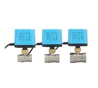 Válvula de bola motorizada normalmente cerrada/abierta acero inoxidable 1/2 pulgadas, 3/4, 1 pulgada, 220V, 12V, 24V, válvula eléctrica 2 cables, Uds(NORMALLY OPEN-220VAC,0.75 Inch)