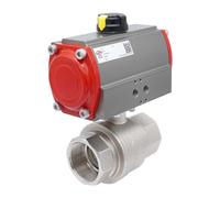 Válvula De Bola Neumática G3'' Latón Apertura Por Resorte