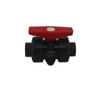 Valvula de bola pvc 20 25 32 40 50 63 75 90 110mm valvula pvc encolar valvula esfera agua tuberia piscina agricola grifo bola llave de paso pvc (Diámetro Interno 40mm)