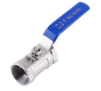 Válvula de Bola, Rosca Hembra 1" Válvula de Bola, 304 Vávula de Bola del Acero Inoxidable, Válvula de Globo Manual, Válvula de Bola, Para Agua, Aceite, DN25 Maneta Larga