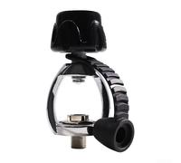 Válvula de buceo G5/8 a conector BSPP de 1/4, adaptador de prueba de tanque de buceo con accesorio de 1/8 pulgadas, herramienta de comprobación de fugas de cobre y plástico para banco de mantenimiento