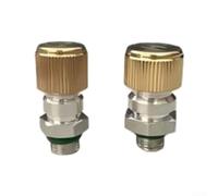 Válvula de CA de metal cubre R134a par de alta presión baja con núcleos sellos de cobre para coche camión sistema de aire acondicionado protección polvo conjunto