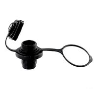 Válvula de cámara de aire de plástico negro para barcos inflables, kayaks y botes de goma, compatible con modelos premium Bw54112 y modelos Vegas de 22 mm, pieza de repuesto de rosca de tornillo de