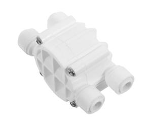 Válvula de Cierre Automático de Cuatro Vías 1/4 Pulgadas Rápida | Sistemas, Sellado Preciso, Reemplazo Blanco, Reduce Complejidad, Conexión Original