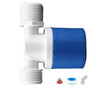 Válvula de cierre automático para agua | Válvula de cierre automático con flotador de bolas compacto | y tubo inteligente Accesorios integrados para jardines, estanques, piscinas de casa, fuentes