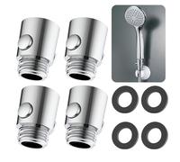 Válvula de cierre, Conjunto de 4 Válvulas de Control de Flujo de Agua G1/2 en ABS - Regulador para Cabezal de Ducha y Ducha de Mano (4PCS)