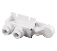 Válvula de cierre de agua de 1/4" a 3/8" con protección contra fugas for sistemas de ósmosis inversa (1/4"-1)(1/4"-1)
