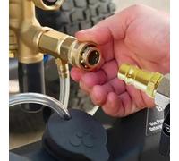 Válvula de cierre de aire comprimido de 1/4 pulgadas con diseño de acoplamiento rápido para un control fiable de encendido y apagado en instalaciones neumáticas