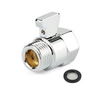 Válvula de Cierre de Latón para Cabezal de Ducha 1/2 Pulgadas Válvula de Cierre para Ducha Regulador de Presión Accesorio Universal Válvula de Control de Flujo de Agua