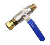 Válvula de cierre del compresor de aire, accesorio de tubería de rosca de latón resistente, mantenimiento de repuesto automotriz que mejora la seguridad de conducción