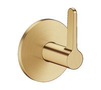 Válvula de cierre empotrado AXOR One de hansgrohe, con maneta de palanca, 48772140, Color: Bronce cepillado