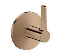Válvula de cierre empotrado AXOR One de hansgrohe, con maneta de palanca, 48772300, Color: Oro rojo pulido
