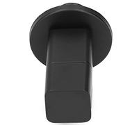 Válvula de Cierre en ángulo, Válvula de Cierre en ángulo Negra con Anillo Fijo para Baño