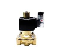 válvula de cierre en ángulo, Válvula solenoide de latón normalmente abierta 1", 220 V, 24(G24vacnbrseal)