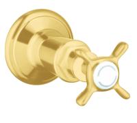 Válvula de cierre enrasada hansgrohe AXOR Montreux, 16871250, Color: Óptica de oro cepillado