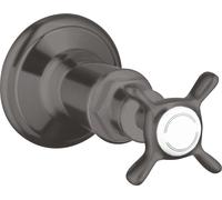 Válvula de cierre enrasada hansgrohe AXOR Montreux, 16871340, Color: Cromo negro cepillado