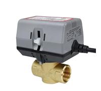 Válvula de cierre motorizada de latón de 2 vías con bobina de ventilador VC6013, válvula de globo eléctrica AC220V, 1 unidad (1/2 pulgada)