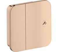 hansgrohe AXOR One válvula de cierre empotrada, 45771300, color: oro rojo pulido