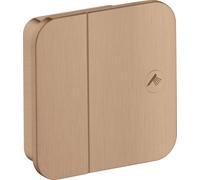 hansgrohe AXOR One válvula de cierre empotrada, 45771310, color: Brushed Red ...