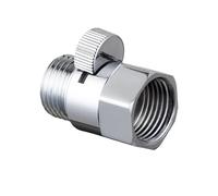 Válvula de cierre rápido de latón G1/2" for cabezal de ducha, reductor de caudal manual de ahorro de agua. Para cabezal de ducha, cuarto de baño(Color 5)