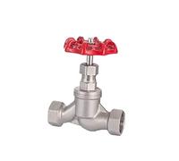 Válvula de cierre SS304 acero inoxidable tipo S, 1/2 ", 3/4", válvula hilo femenino DN15 DN20, globo 1,6 MPa(DN20)