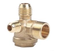 Válvula de compresor de aire de latón | Válvula de retención de 10 14 16 mm con rosca | Válvula de corte de repuesto para bomba de aire y sistemas de herramientas de aire