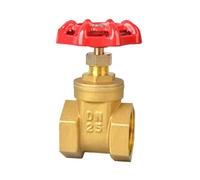 Válvula de compuerta con rosca hembra de latón, 1/8"-1-1/4", válvula de control de agua del grifo, rosca interna(DN32)