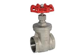 Válvula de compuerta de acero inoxidable 304 con rosca interna, de 1/2", 3/4", 1", 1-1/4", 1-1/2", Z15W-16P(1-1/4")