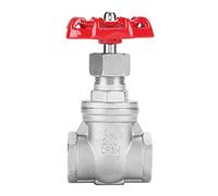 Válvula de compuerta de acero inoxidable DN20, válvula de compuerta BSPP G3/4 para agua, aceite, gas y vapor, diseño de paso recto de puerto completo en acero inoxidable 304 con