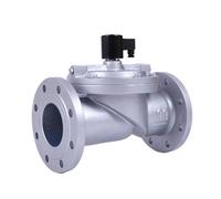 Válvula de compuerta de brida de hierro fundido DN100 pulgadas, válvulas de control direccionales impulsadas de 4 pulgadas(G_110VAC)