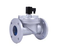 Válvula de compuerta de brida de hierro fundido DN80, válvulas de control direccionales controladas de 3 pulgadas(G_380VAC)