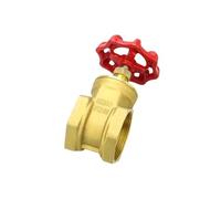 Válvula de compuerta de latón con rosca hembra de 1/2 a 2 pulgadas, accesorio for tubería de agua, grifo roscado DN15 DN50(2 female thread)