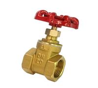 Válvula de compuerta de latón de dos vías, rosca hembra de 1/2 3/4 1 pulgada, DN15, 20 y 25, interruptor de válvula de agua, 1 unidad(DN50,Heavy)