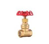 Válvula de compuerta latón, interruptor agua, rosca interna, vapor, 1/4 ", 3/8", 1 ud(1/4")