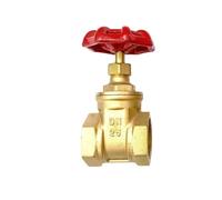 Válvula de compuerta latón, rosca hembra, 1/2", 3/4", 1", 1-1/4", 1-1/2" y 2"(1")