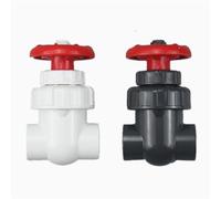 Válvula de compuerta plástico, válvula control flujo, precisión, interruptor volante, 1 unidad(DN25)