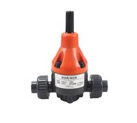 Válvula de contrapresión válvula de contrapresión de plástico UPVC/válvula de seguridad válvula de alivio de presión 1 Uds (Size : Inner diameter 20mm)