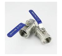 Válvula de control, 1/4" 3/8" 3/4" 1" 1-1/4"1-1/2" 2” BSPT Stainless Steel SS304 Pipe Ball Valve Female Threaded Sanitary ON-OFF Straight(DN32)
