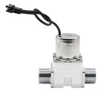 Válvula de control de agua electromagnética de pulso estable doble, válvula electromagnética de 4 canales, válvula de control de agua automática, para inodoros inteligentes, riego de jardín y grifos