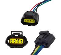 Válvula de control de aire de ralentí TPS Sensores Conector de 4 cables Pigtail compatible con S1931 Dodge Chrysler Toyota Lexus