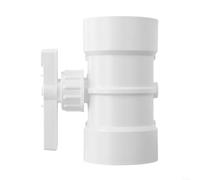 Válvula de control de aire manual Regulador de flujo de aire de tubería Válvula de control de volumen de aire de conducto de PVC para regulación confiable del flujo de aire en varios entornos (90 mm)